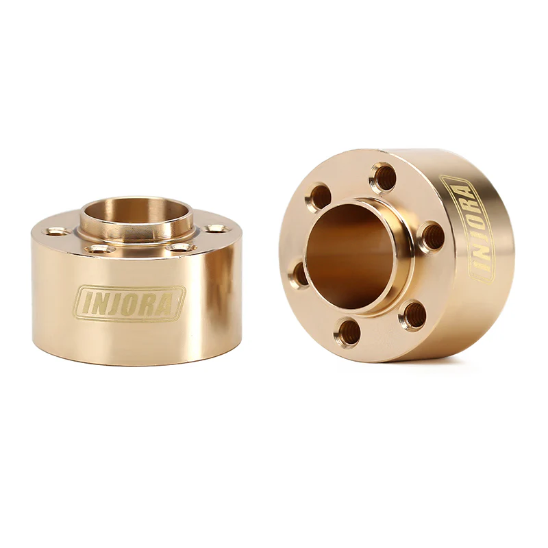INJORA 12mm Heavy Brass Wheel Hex Hub Extenders Adapters for 1.9 2.2 Beadlock Wheel Rims - Image 10