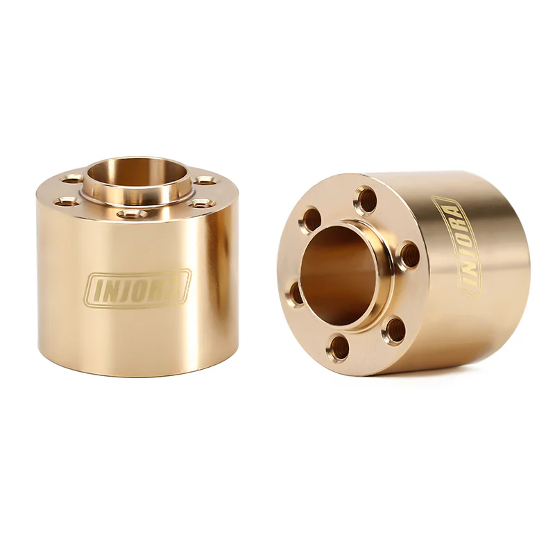 INJORA 12mm Heavy Brass Wheel Hex Hub Extenders Adapters for 1.9 2.2 Beadlock Wheel Rims - Image 16