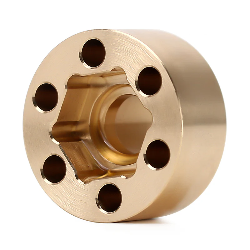 INJORA 12mm Heavy Brass Wheel Hex Hub Extenders Adapters for 1.9 2.2 Beadlock Wheel Rims - Image 6