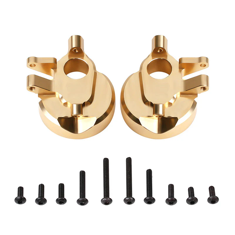 INJORA Heavy Duty Brass Portal Steering Knuckle for Axial SCX10 III Capra 1.9 - Image 11
