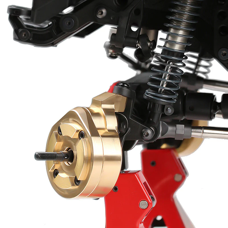 INJORA Heavy Duty Brass Portal Steering Knuckle for Axial SCX10 III Capra 1.9 - Image 14