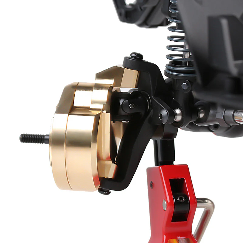 INJORA Heavy Duty Brass Portal Steering Knuckle for Axial SCX10 III Capra 1.9 - Image 15