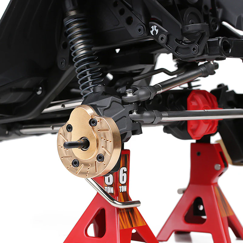 INJORA Heavy Duty Brass Portal Steering Knuckle for Axial SCX10 III Capra 1.9 - Image 20