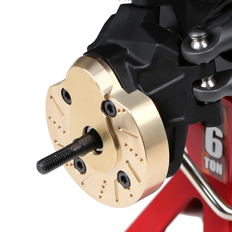 INJORA Heavy Duty Brass Portal Steering Knuckle for Axial SCX10 III Capra 1.9 - Image 21