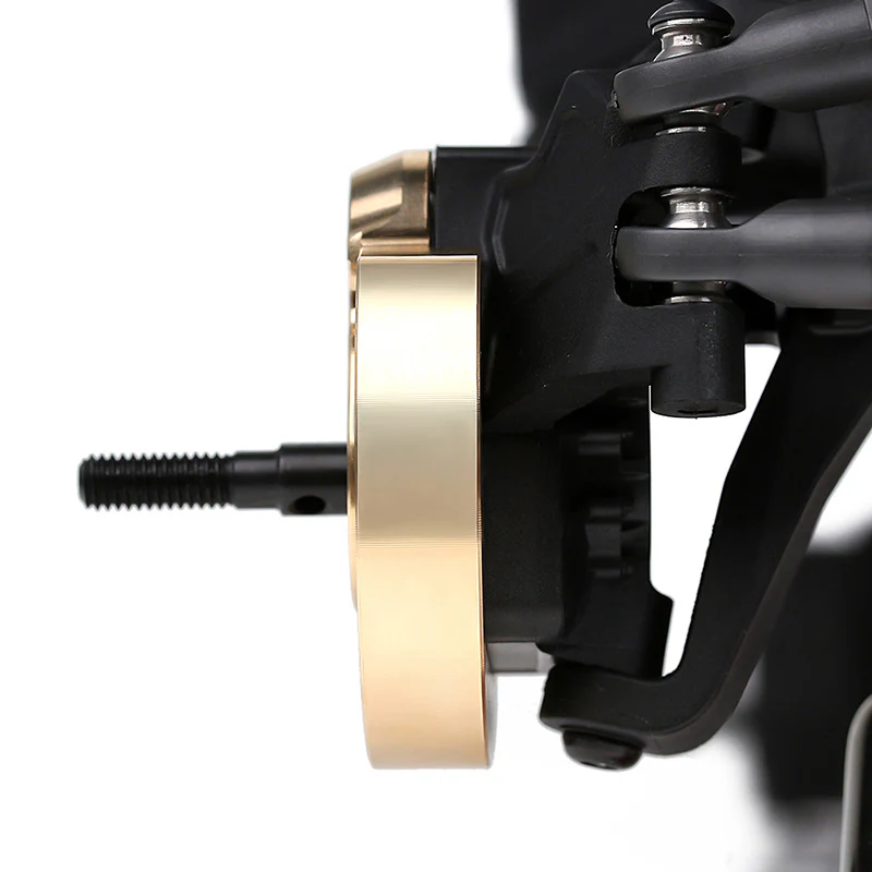 INJORA Heavy Duty Brass Portal Steering Knuckle for Axial SCX10 III Capra 1.9 - Image 22