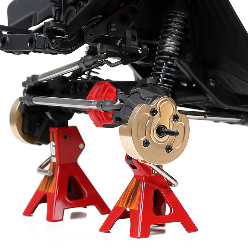 INJORA Heavy Duty Brass Portal Steering Knuckle for Axial SCX10 III Capra 1.9 - Image 27