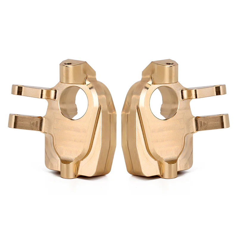 INJORA Heavy Duty Brass Portal Steering Knuckle for Axial SCX10 III Capra 1.9 - Image 3
