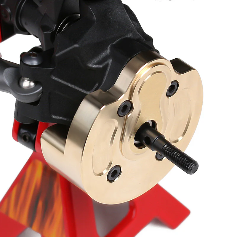 INJORA Heavy Duty Brass Portal Steering Knuckle for Axial SCX10 III Capra 1.9 - Image 30