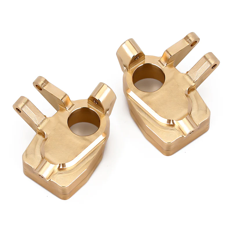 INJORA Heavy Duty Brass Portal Steering Knuckle for Axial SCX10 III Capra 1.9 - Image 4