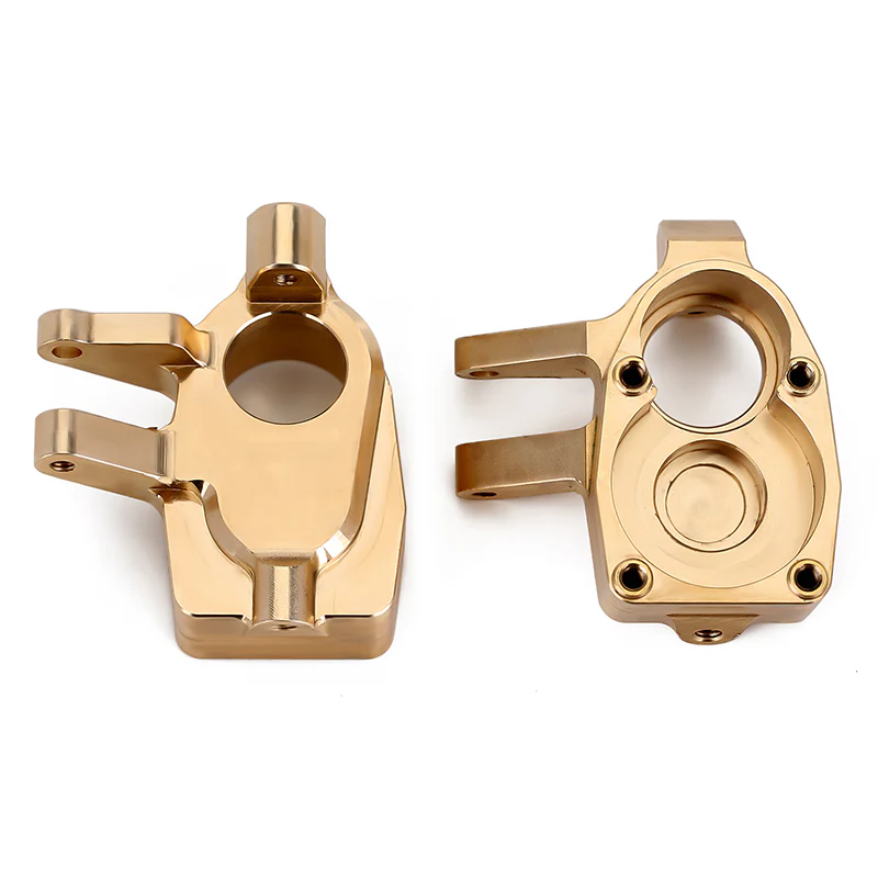 INJORA Heavy Duty Brass Portal Steering Knuckle for Axial SCX10 III Capra 1.9 - Image 5