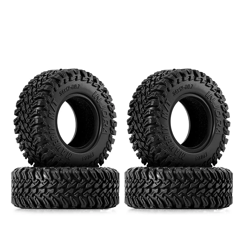INJORA 0.7" 34*12mm MAVERIX M/T Tires for 1/30 SCX30 (T7025) (4) - Image 5