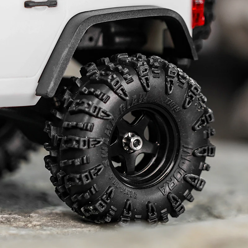 INJORA 0.7" D18 5-Spoke Aluminum Wheels for 1/30 SCX30 (W7002) - Image 7