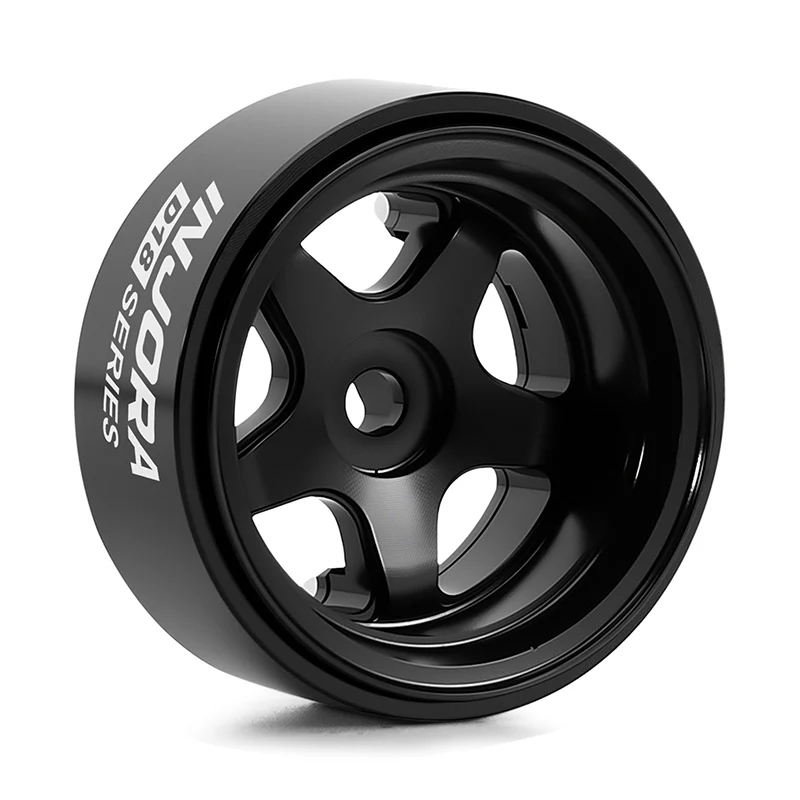 INJORA 0.7" D18 5-Spoke Aluminum Wheels for 1/30 SCX30 (W7002) - Image 8
