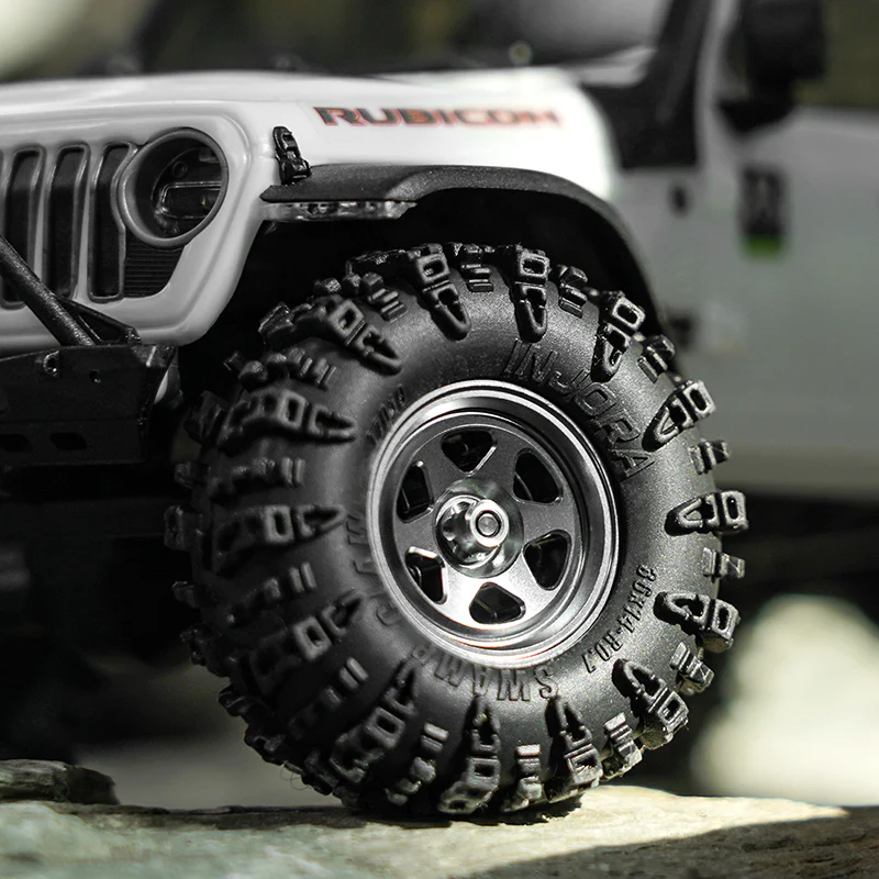 INJORA 0.7" D18 6-Spoke Aluminum Wheels for 1/30 SCX30 (W7001) - Image 15