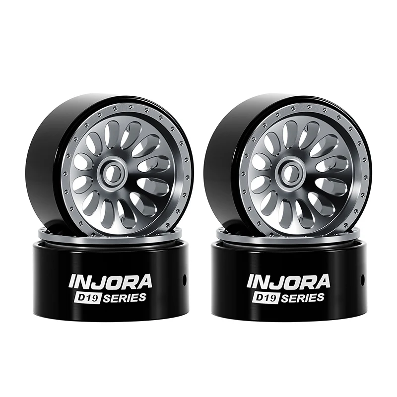 INJORA 0.7" D19 Ripple Aluminum Wheels for 1/30 SCX30 (W7005) - Image 12