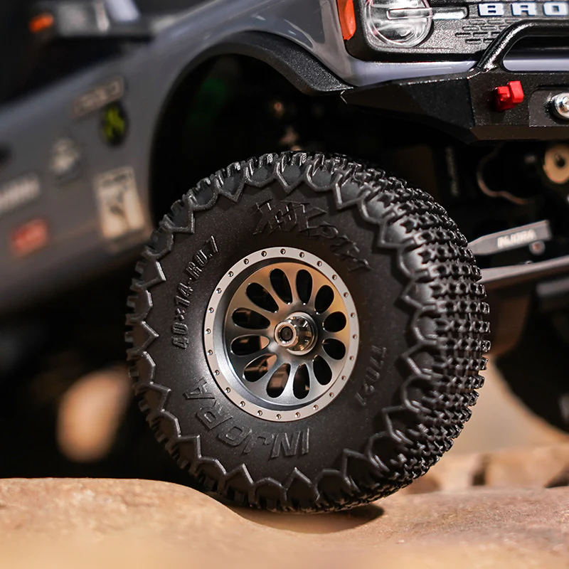 INJORA 0.7" D19 Ripple Aluminum Wheels for 1/30 SCX30 (W7005) - Image 13