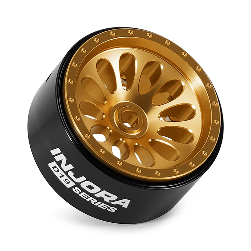 INJORA 0.7" D19 Ripple Aluminum Wheels for 1/30 SCX30 (W7005) - Image 9