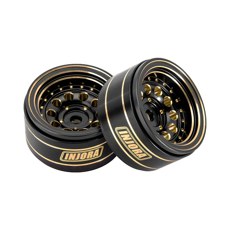 [US Warehouse] INJORA 1.0" 39g/pcs Brass Beadlock Wheels Negative Offset 2.65mm for 1/24 1/18 RC Crawlers (W1008) - Image 18