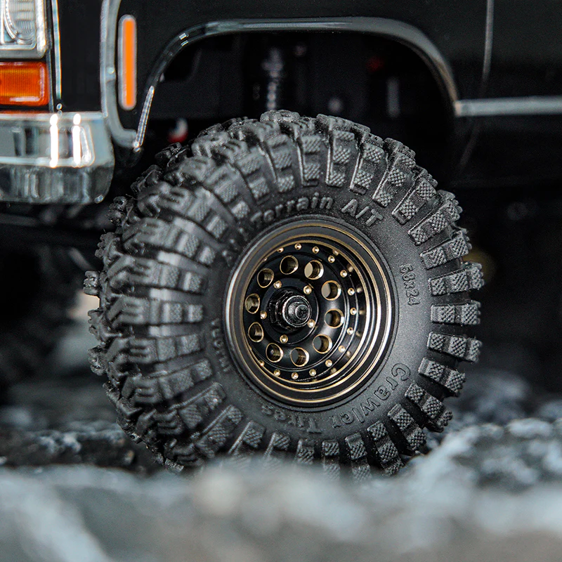 [US Warehouse] INJORA 1.0" 39g/pcs Brass Beadlock Wheels Negative Offset 2.65mm for 1/24 1/18 RC Crawlers (W1008) - Image 20