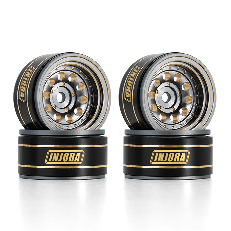 [US Warehouse] INJORA 1.0" 39g/pcs Brass Beadlock Wheels Negative Offset 2.65mm for 1/24 1/18 RC Crawlers (W1008) - Image 21