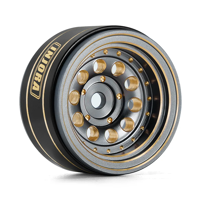 [US Warehouse] INJORA 1.0" 39g/pcs Brass Beadlock Wheels Negative Offset 2.65mm for 1/24 1/18 RC Crawlers (W1008) - Image 23