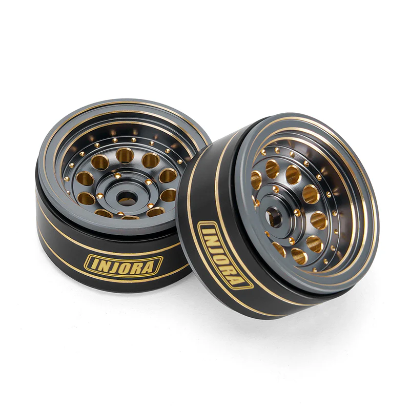 [US Warehouse] INJORA 1.0" 39g/pcs Brass Beadlock Wheels Negative Offset 2.65mm for 1/24 1/18 RC Crawlers (W1008) - Image 26