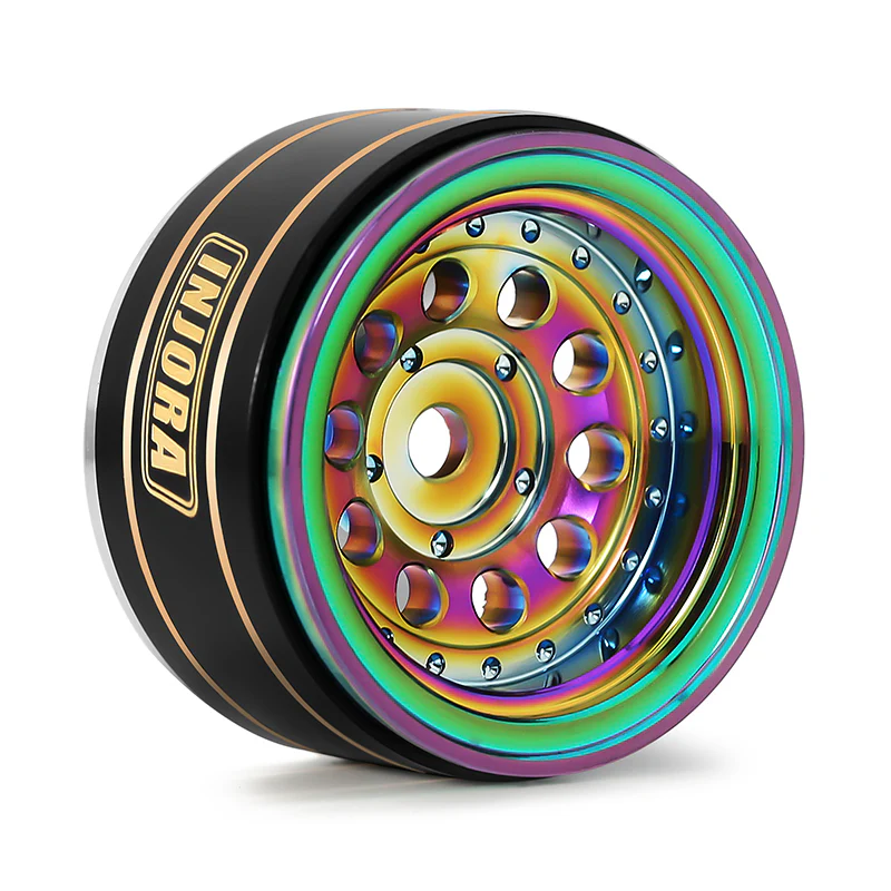 [US Warehouse] INJORA 1.0" 39g/pcs Brass Beadlock Wheels Negative Offset 2.65mm for 1/24 1/18 RC Crawlers (W1008) - Image 4