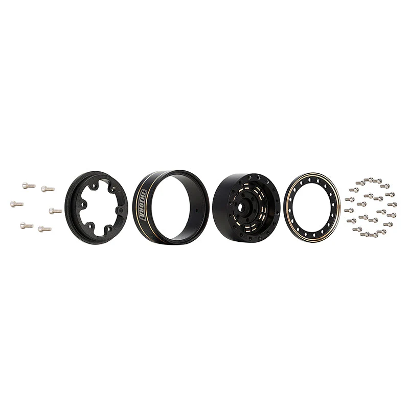 INJORA 1.0" 47g/pcs Brass -3.15mm Offset Wheels for Micro Crawlers (W1005) - Image 3