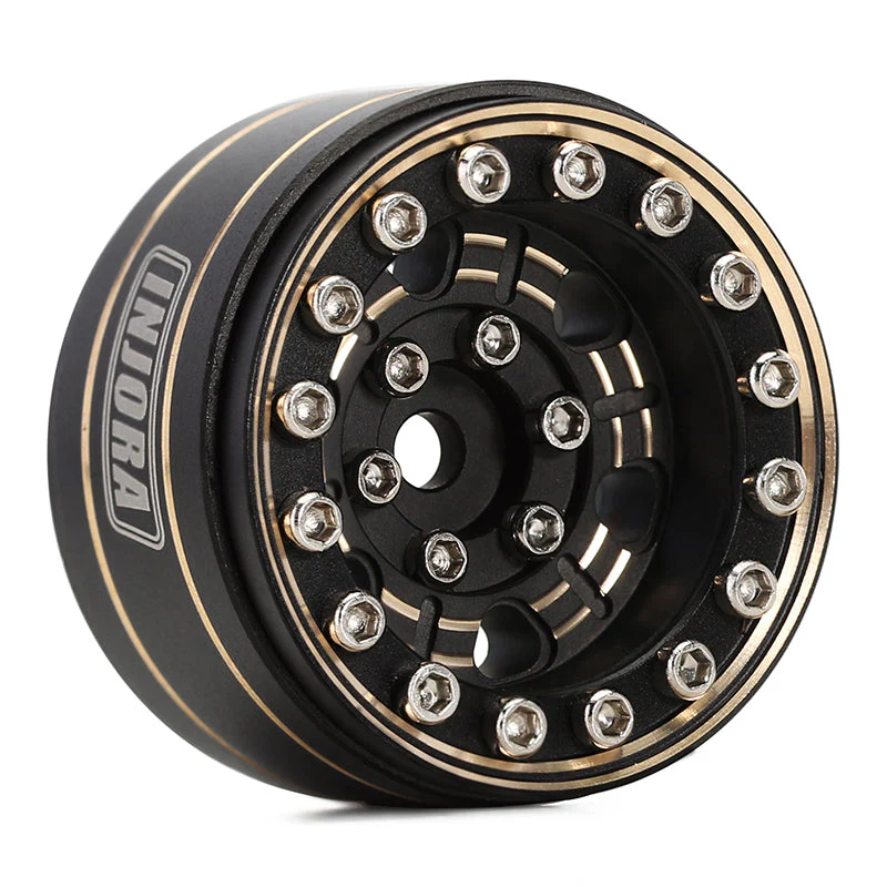 INJORA 1.0" 47g/pcs Brass -3.15mm Offset Wheels for Micro Crawlers (W1005) - Image 4