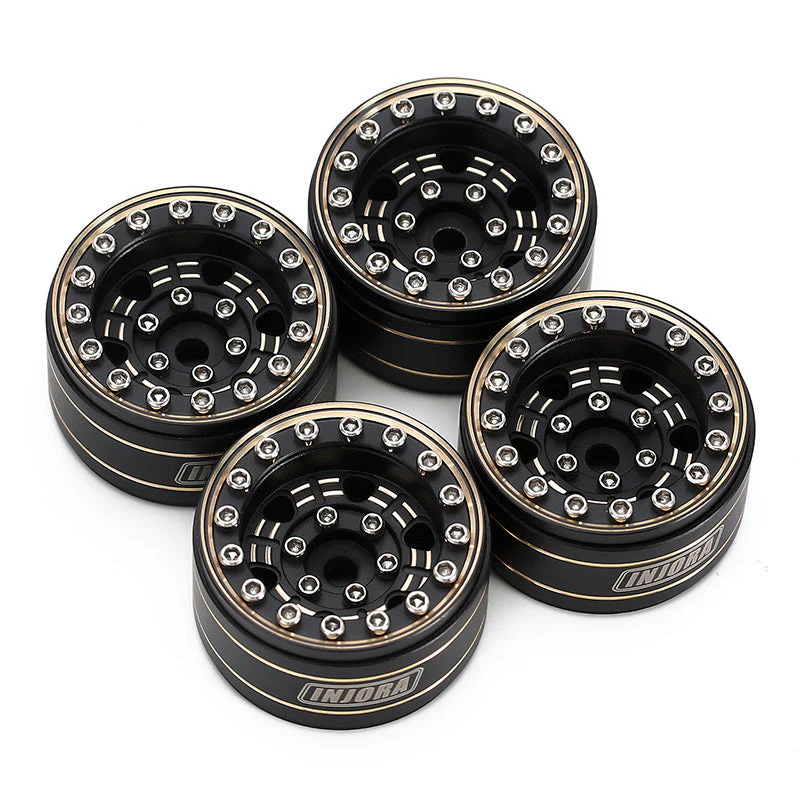 INJORA 1.0" 47g/pcs Brass -3.15mm Offset Wheels for Micro Crawlers (W1005) - Image 7