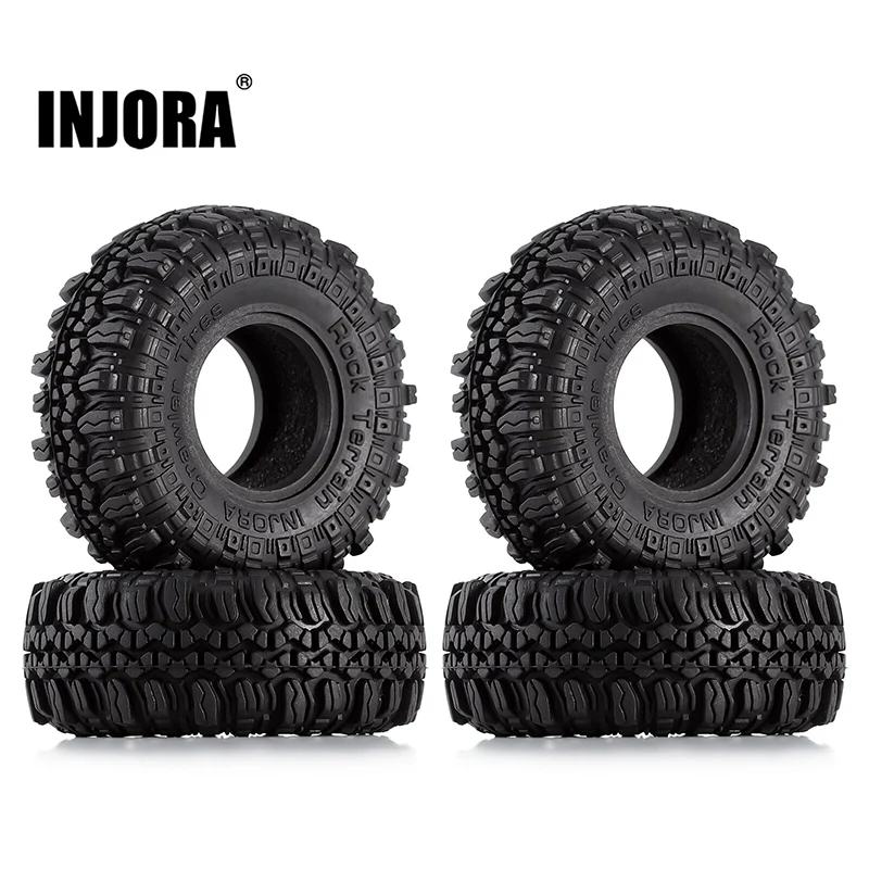 [US Warehouse] INJORA 1.0" 56*22mm S5 Rock Terrain Tires (T1005)