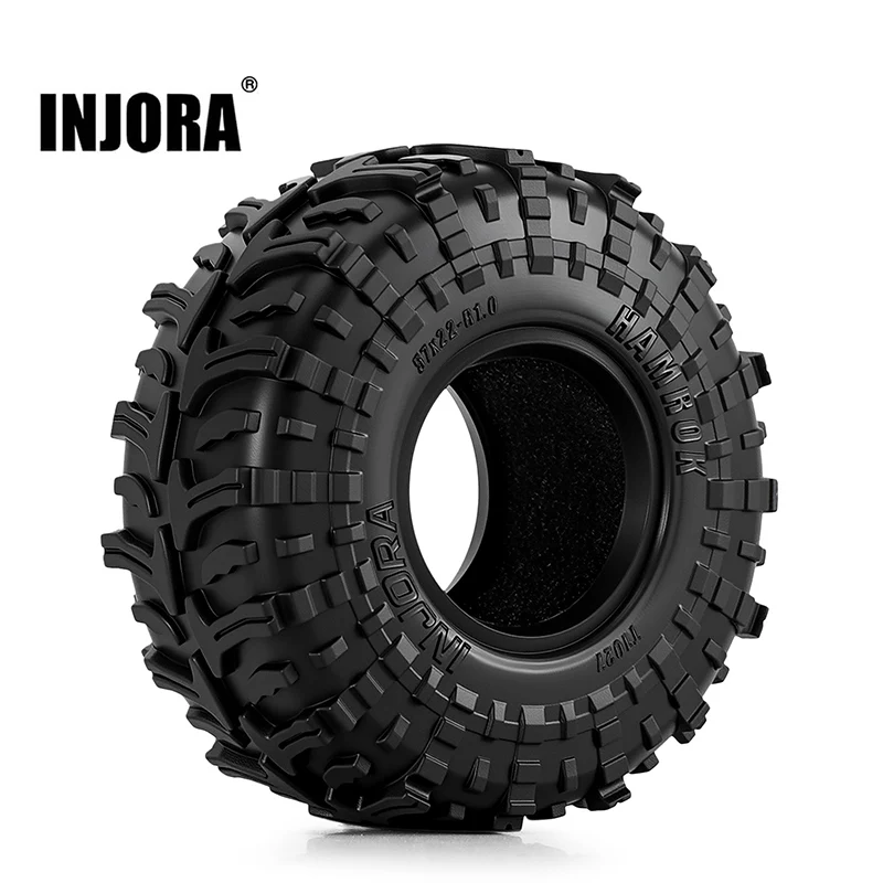INJORA 1.0" 57*22mm HAMROK Tires (T1027) (4)