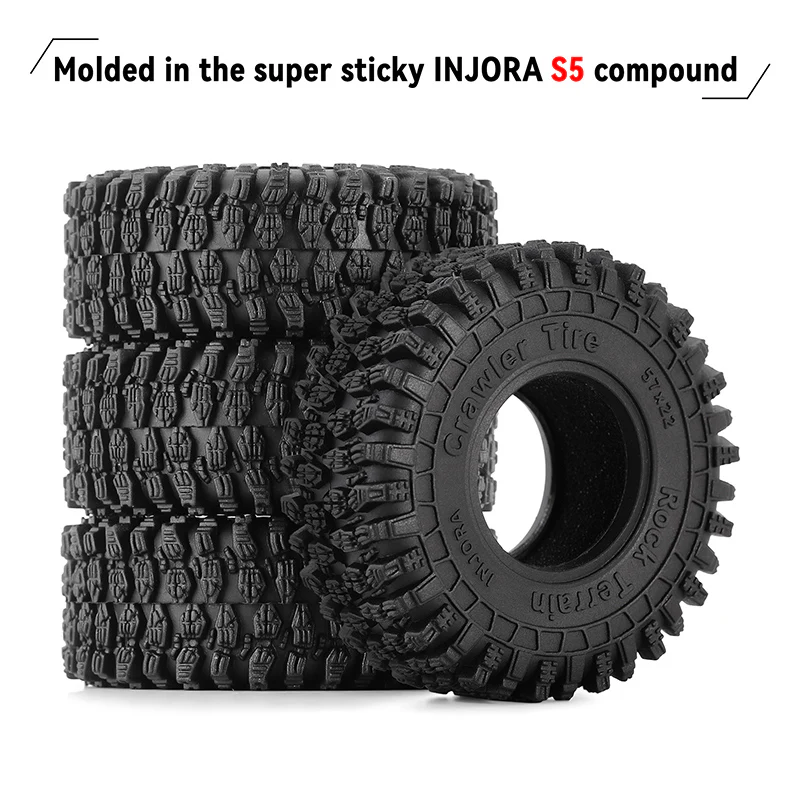 [US Warehouse] 1.0" 57*22mm Rock Crawling Tires (T1016) - Image 5