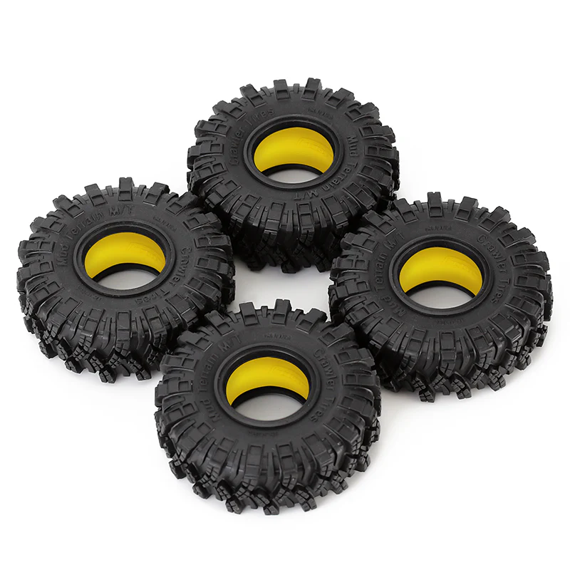[US Warehouse] INJORA 1.0" 63*21mm Kraken Claw Tires & Inserts Combo (4) - Image 5