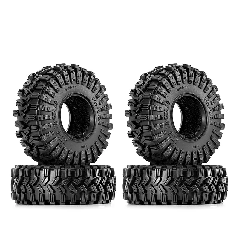 INJORA 1.0" 62*22mm King Trekker G2 Tires (T1014) (4) - Image 2