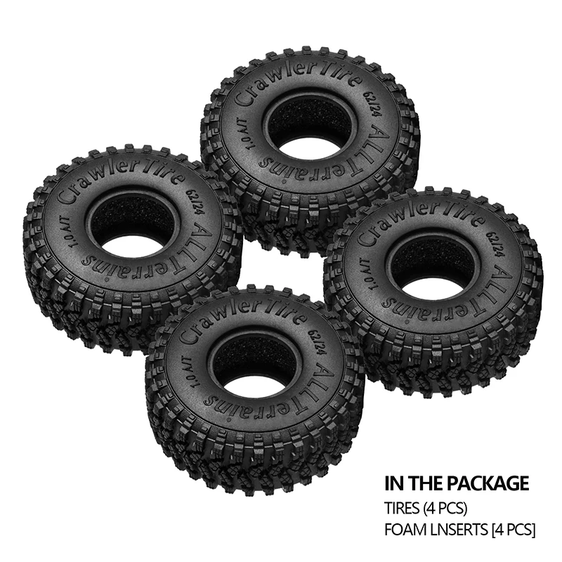 [Germany Clearance Deal] INJORA 1.0" 62*24mm S4 All Terrain Tires (T2450) - Image 7