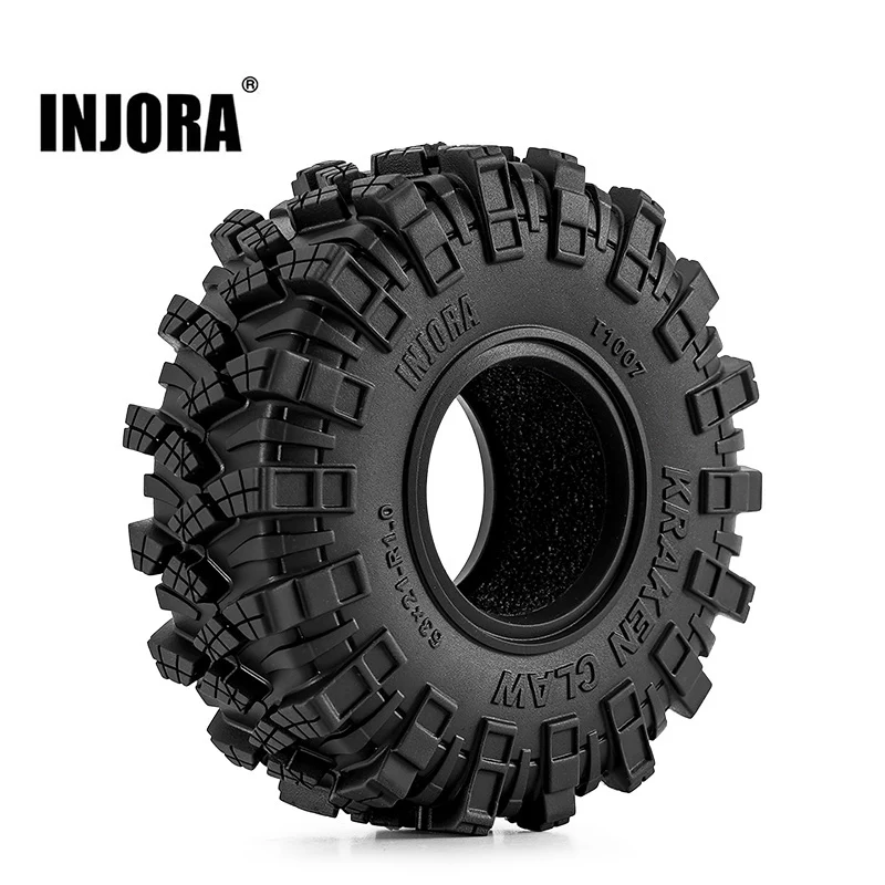 INJORA 1.0" 63*21mm Kraken Claw G2 Tires (T1007) (4)