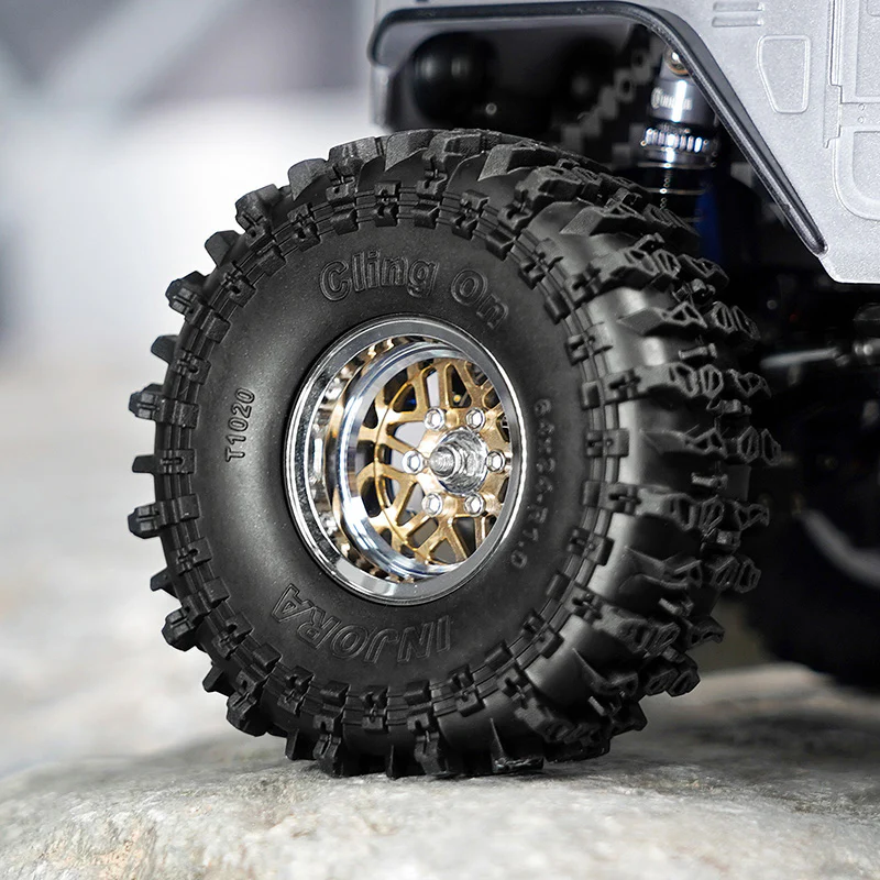 INJORA 1.0" 64*24mm -4.4mm Offset ModuWheel Set for Micro Crawlers (4) - Image 5