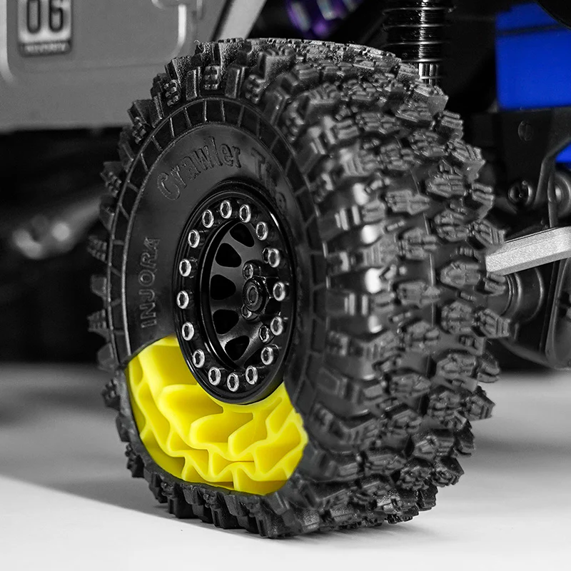 [US Warehouse] INJORA 1.0" 64*24mm Tires & Silicone Rubber Inserts Combo (4) (T1011) - Image 8