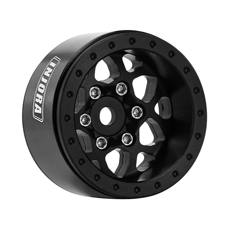 INJORA 1.0" Aluminum -4.7mm Offset Wheels for Micro Crawlers (W1013) - Image 5