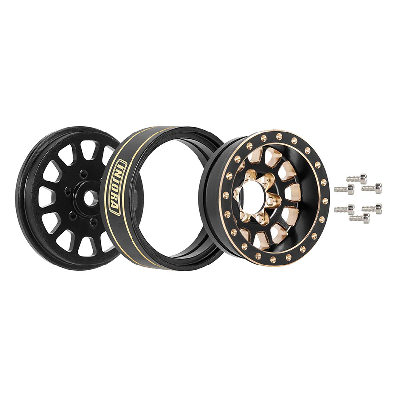 [Germany Clearance Deal] INJORA 1.0 Plus Brass -3.75mm Offset Wheels for Micro Crawlers (W1101) - Image 2