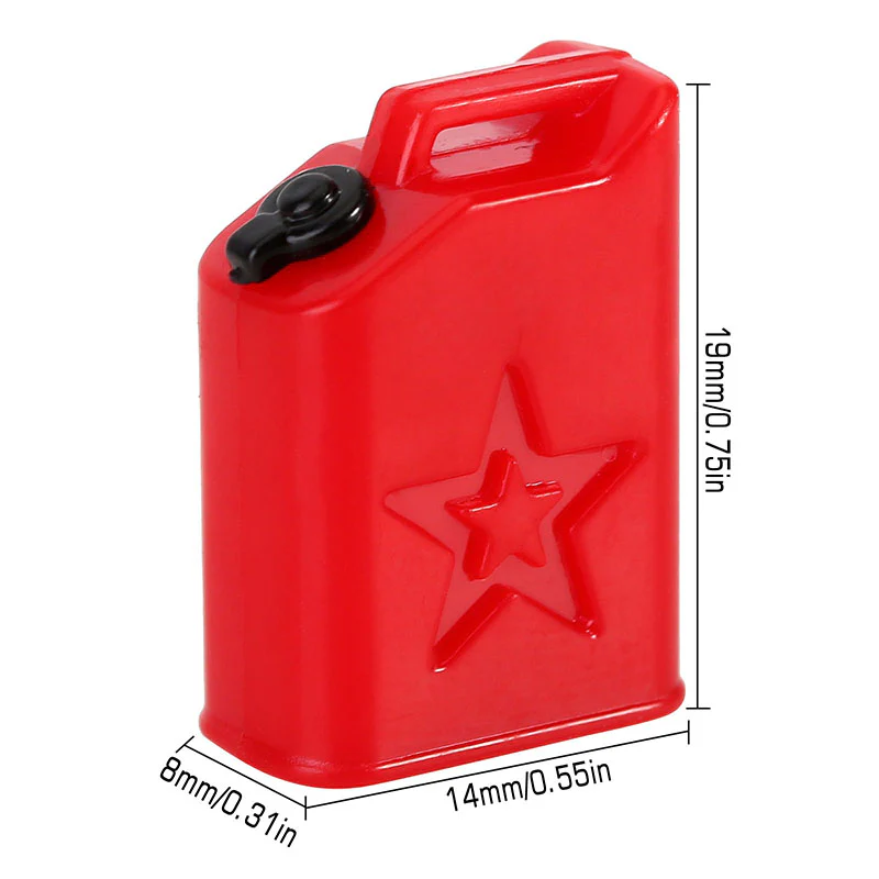 INJORA Mini Fuel Tank Fire Extinguisher Shovel Oil Drum Scale Accessories for 1/24 1/18 RC Crawlers - Image 3
