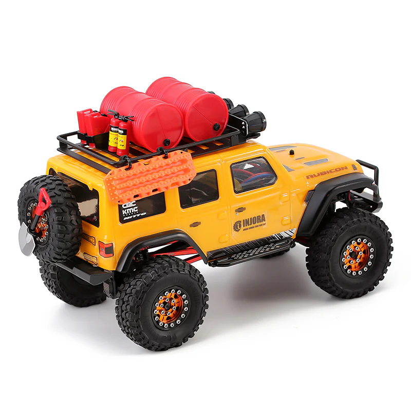 INJORA Mini Fuel Tank Fire Extinguisher Shovel Oil Drum Scale Accessories for 1/24 1/18 RC Crawlers - Image 37
