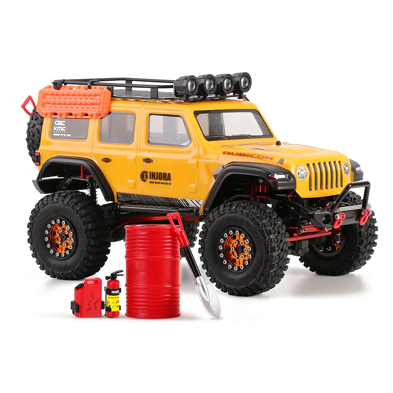 INJORA Mini Fuel Tank Fire Extinguisher Shovel Oil Drum Scale Accessories for 1/24 1/18 RC Crawlers - Image 40