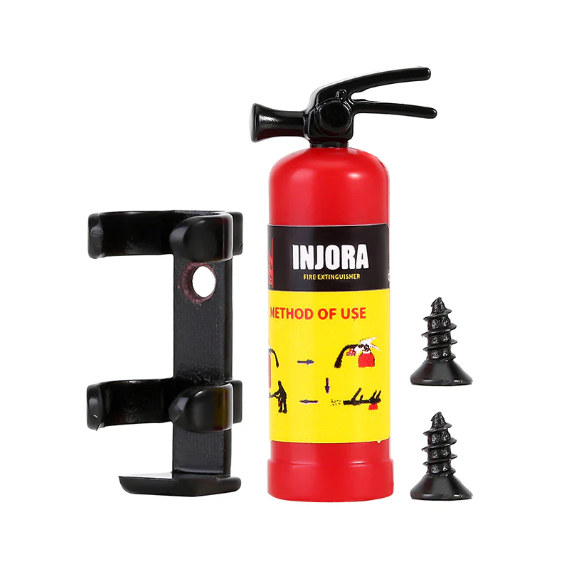 INJORA Mini Fuel Tank Fire Extinguisher Shovel Oil Drum Scale Accessories for 1/24 1/18 RC Crawlers - Image 8