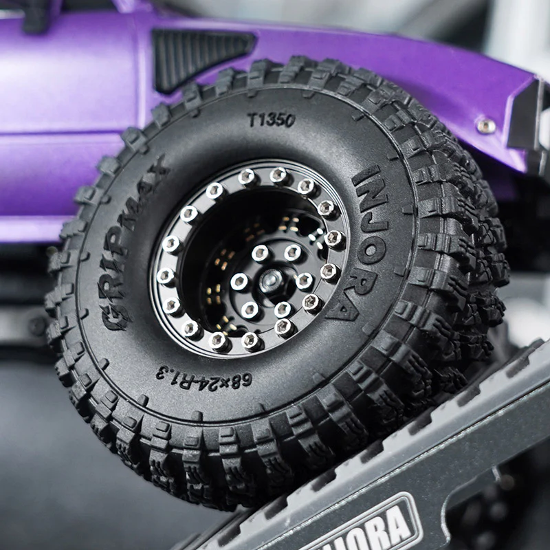 INJORA 1.3" 68*24mm Gripmax S4 Tires (T1350) (4) - Image 9