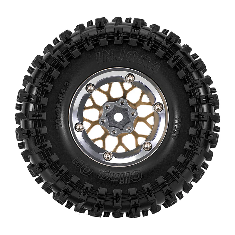 INJORA 1.3" 70*26mm -4.05mm Offset ModuWheel Set for Micro Crawlers - Image 7