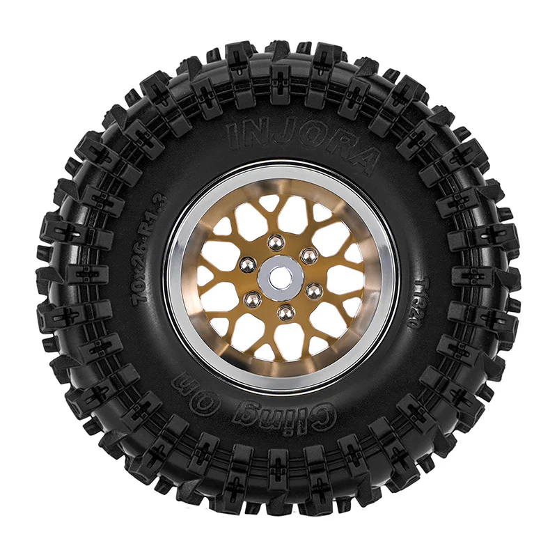 INJORA 1.3" 70*26mm -4.05mm Offset ModuWheel Set for Micro Crawlers - Image 8