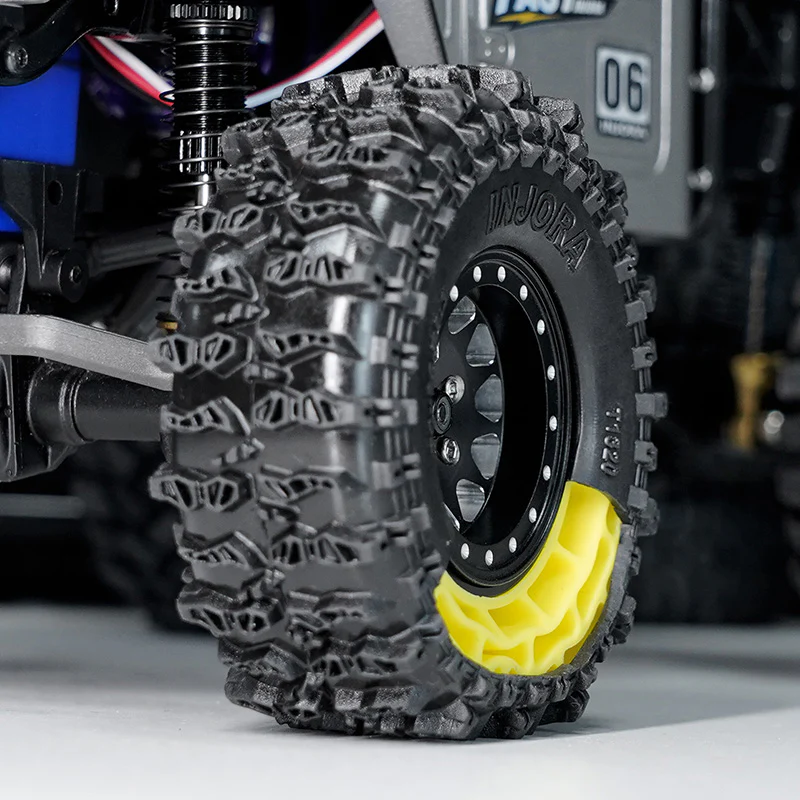 INJORA 1.3" 70*26mm Cling On Tires & Inserts Combo (4) - Image 8