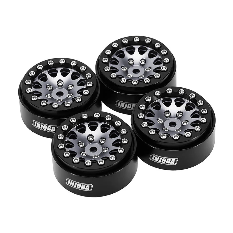 INJORA 1.3" Aluminium 0mm Offset Wheels for Micro Crawlers (W1311) - Image 15